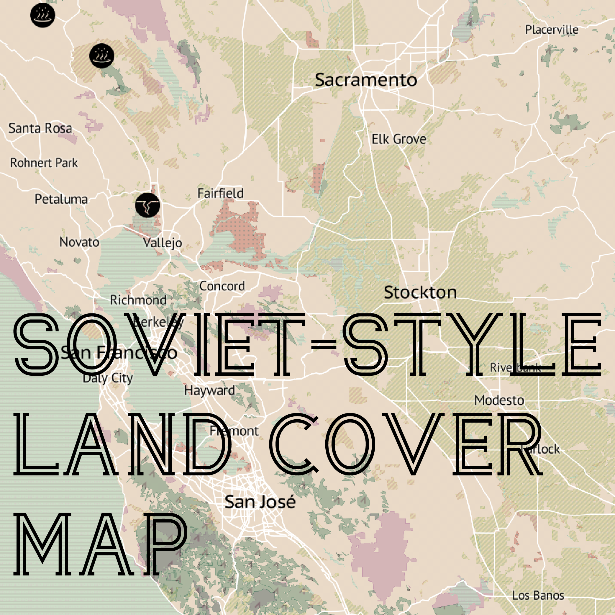 soviet land cover map